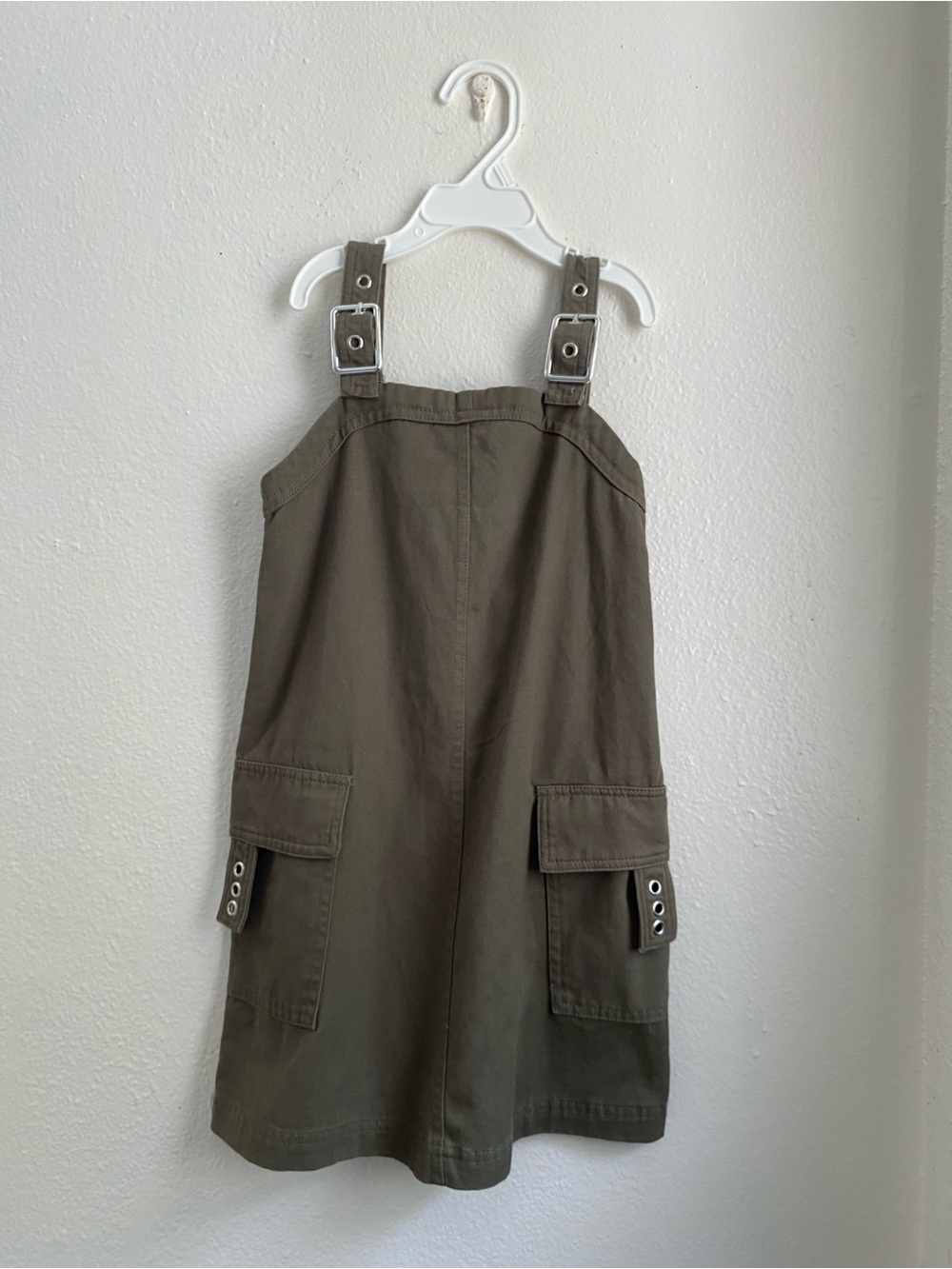Rachel Zoe • Olive Utility Overall Dress